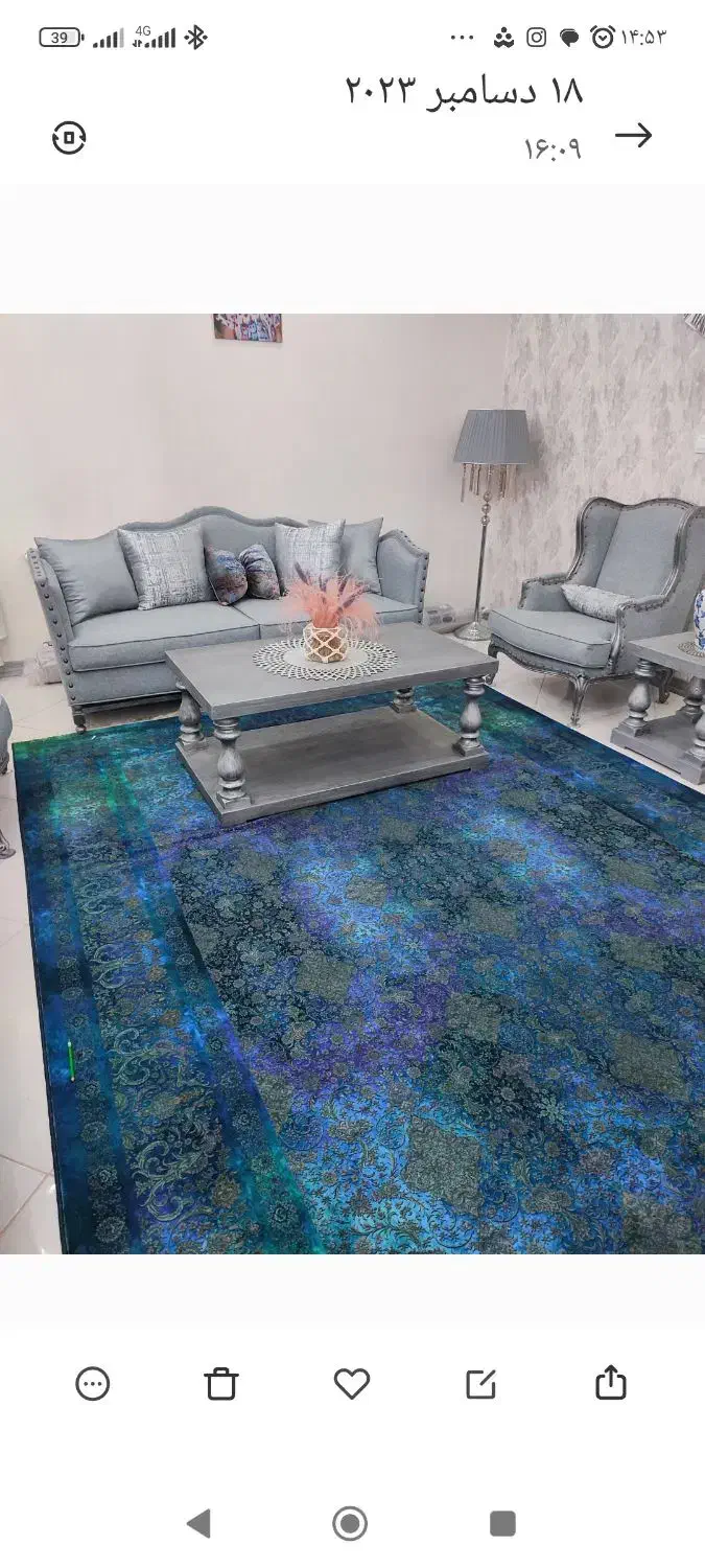 فرش ۹متری طاووس|فرش|تهران, صفا|دیوار