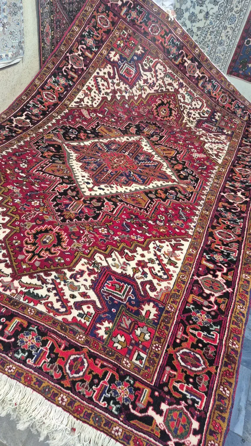 یک جفت فرش ۶ متری دستباف هریس|فرش|کرج, برغان|دیوار