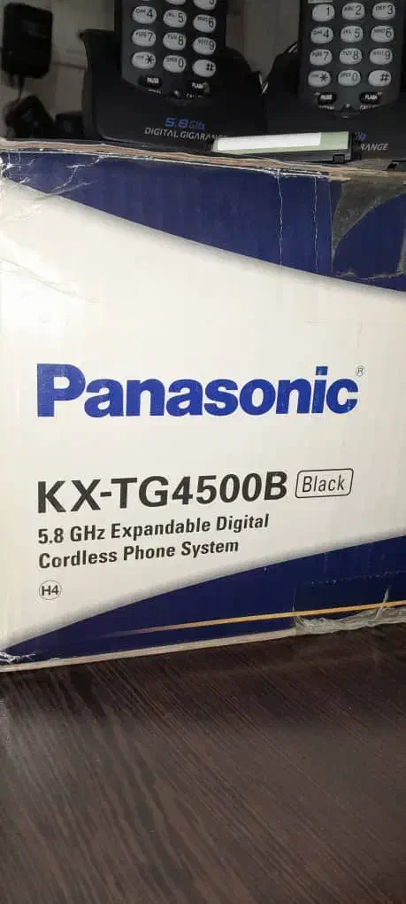 تلفن پاناسونیک اصل ژاپن ۴ بی سیم و ۱ سیمی|تلفن رومیزی|تهران, قلهک|دیوار