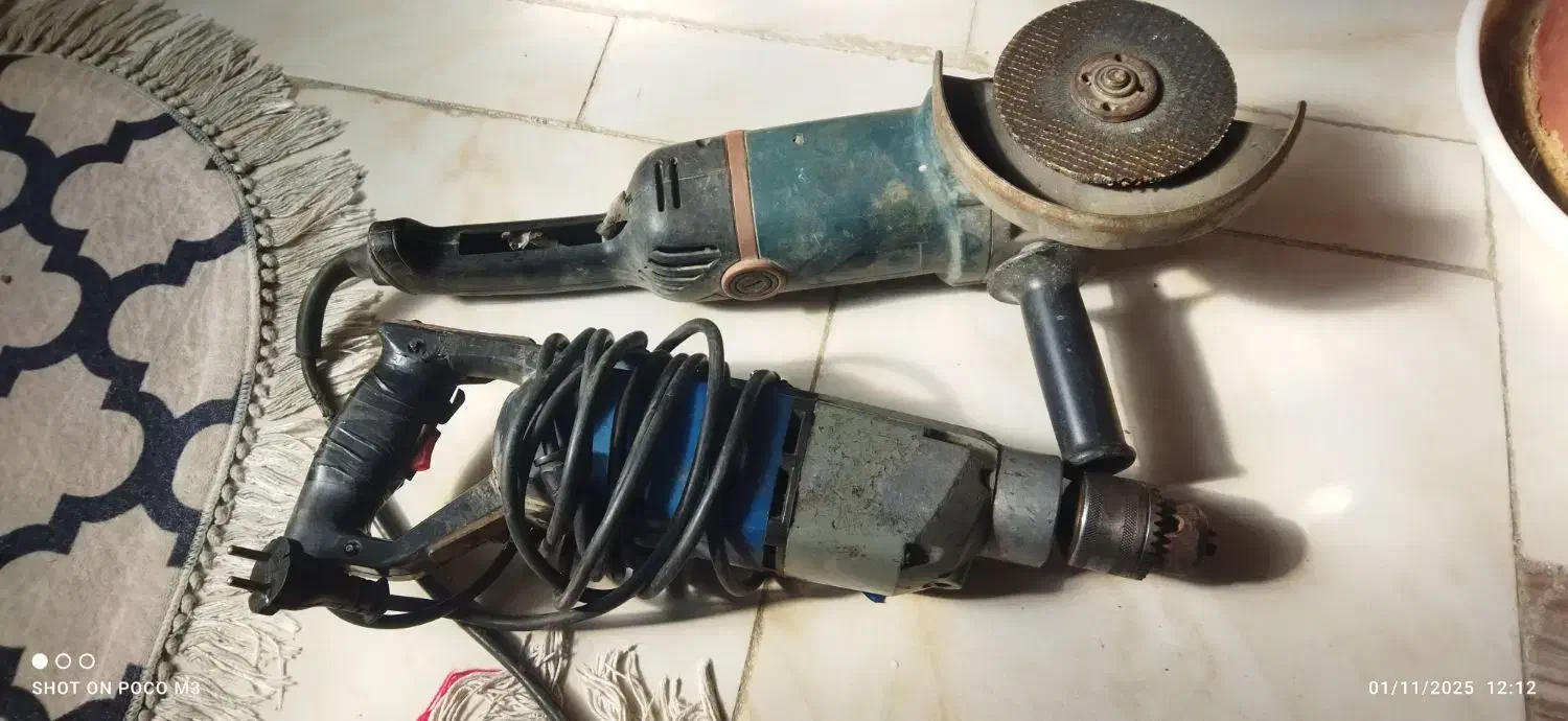 دلر گیربکسی قدیمی درجه یک وچرخ سنگ درجه یک|ابزارآلات|تربت‌حیدریه, بهشت عسکری|دیوار