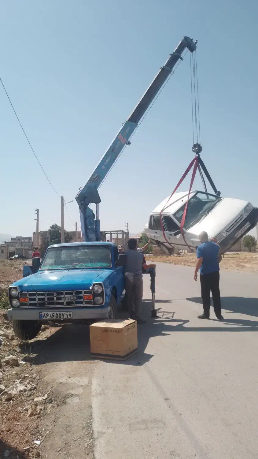 جرثقیل نیسان جرثقیل بالابر لجور سبددار|خدمات حمل و نقل|کرمانشاه, |دیوار