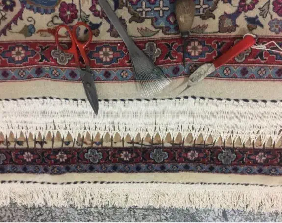 رفوگری|گلیم، جاجیم، گبه|پرند, فاز ۶|دیوار