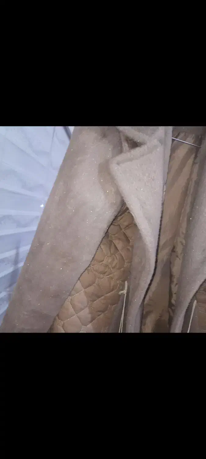 پالتو شیک نسکافه ای سایز ۴۸|لباس|قروه, |دیوار