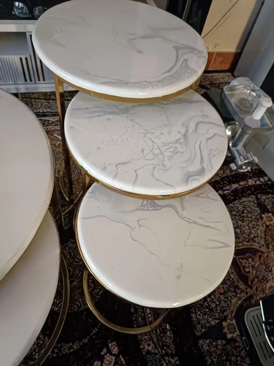 جلو مبلی پنج تیکه سنگ اصل|مبلمان خانگی و میز عسلی|سیرجان, |دیوار