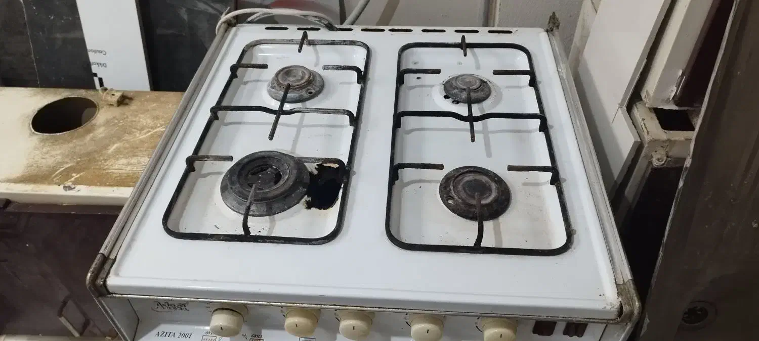 گاز و فر ۴شعله آردل|اجاق گاز و لوازم برقی پختوپز|رشت, منظریه|دیوار