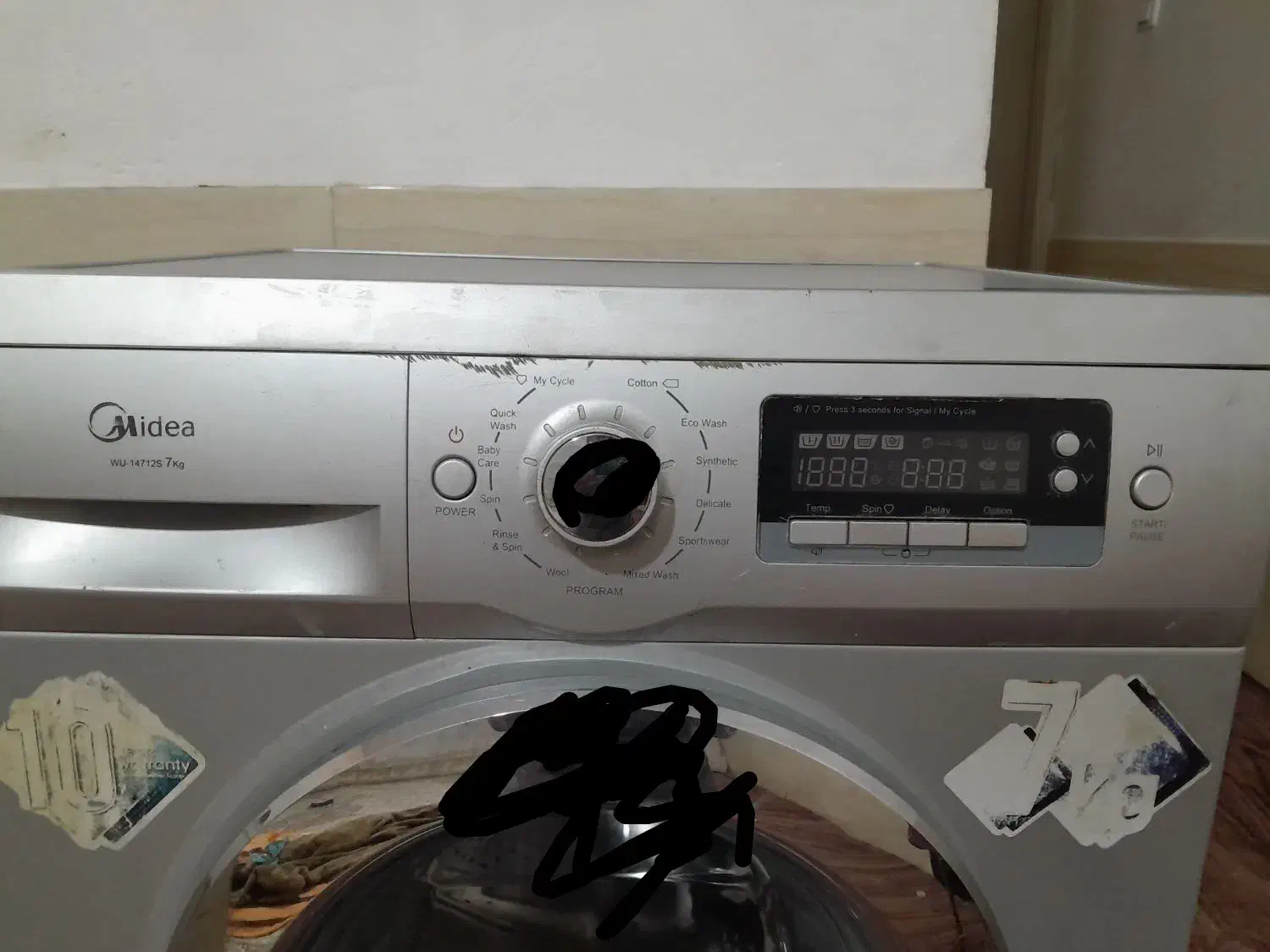 ماشین لباسشویی ۷کیلویی میدیا|ماشین لباسشویی و خشک‌کن لباس|شیراز, قلعه نو|دیوار