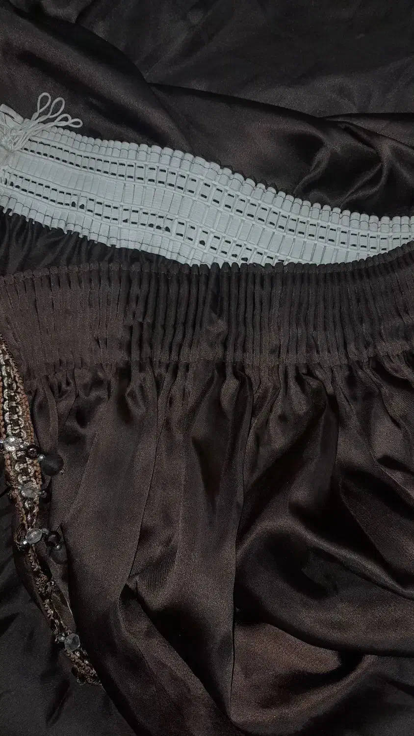 ۲ عدد والان پرده ، ساتن|پرده، رانر، رومیزی|نسیم‌شهر, |دیوار