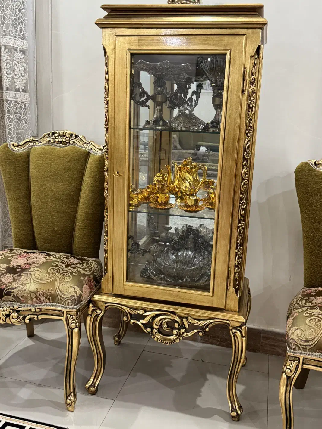 بوفه ورق طلا|بوفه، ویترین، کنسول|تهران, آشتیانی|دیوار