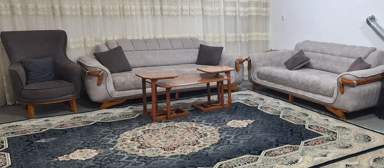 مبل تخت خواب شو ۸نفره با جلومبلی|مبلمان خانگی و میز عسلی|فامنین, |دیوار