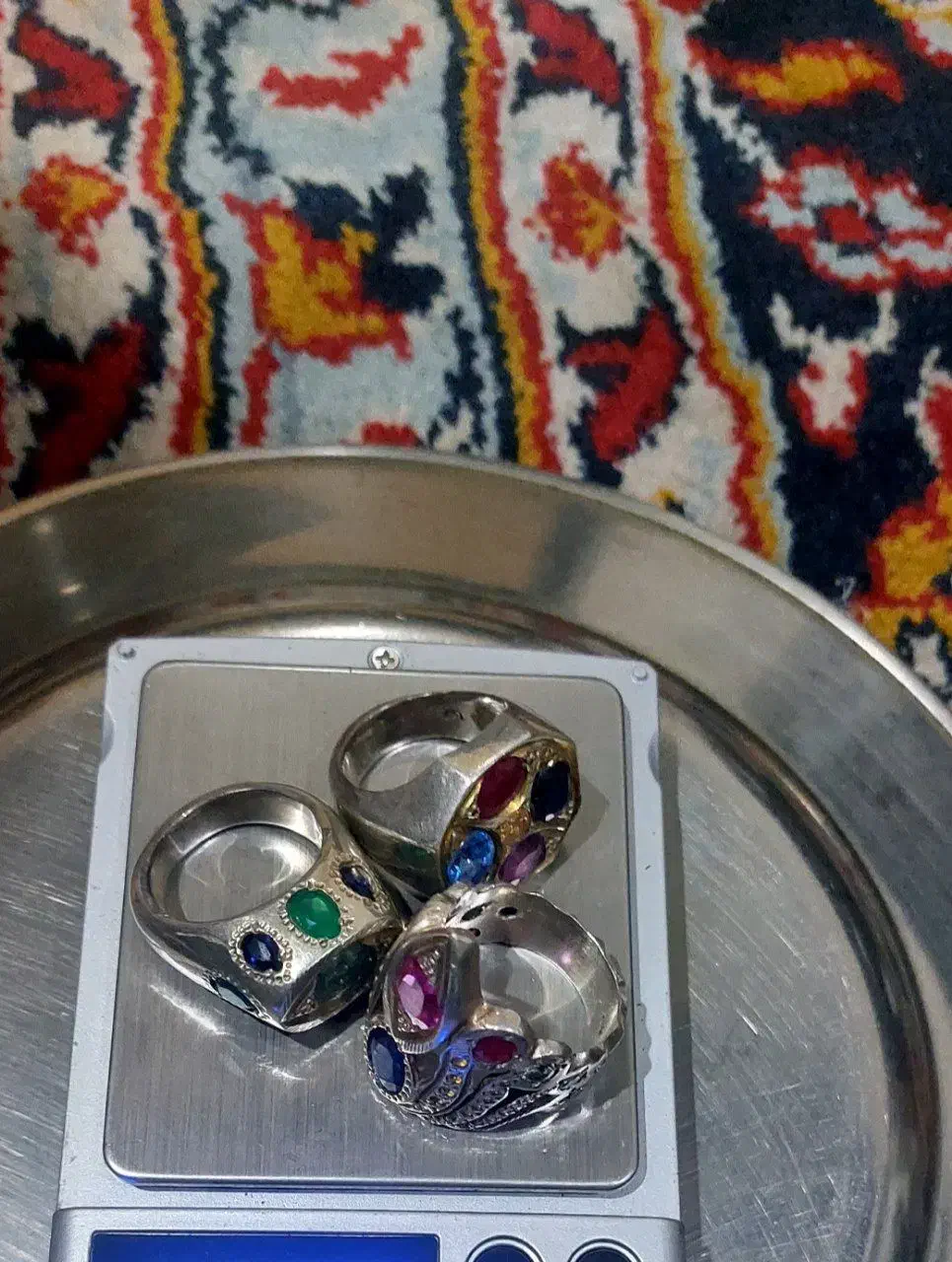 انگشتر مردانه جواهری تمام دست ساز|جواهرات|کرج, شهرک فهمیده|دیوار