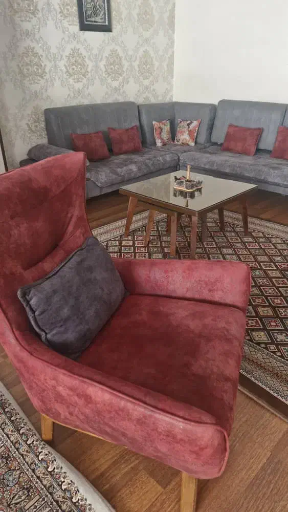 مبل ال مکانیزم (تختخواب شو)بسیار تمیز|مبلمان خانگی و میز عسلی|کرج, عظیمیه|دیوار