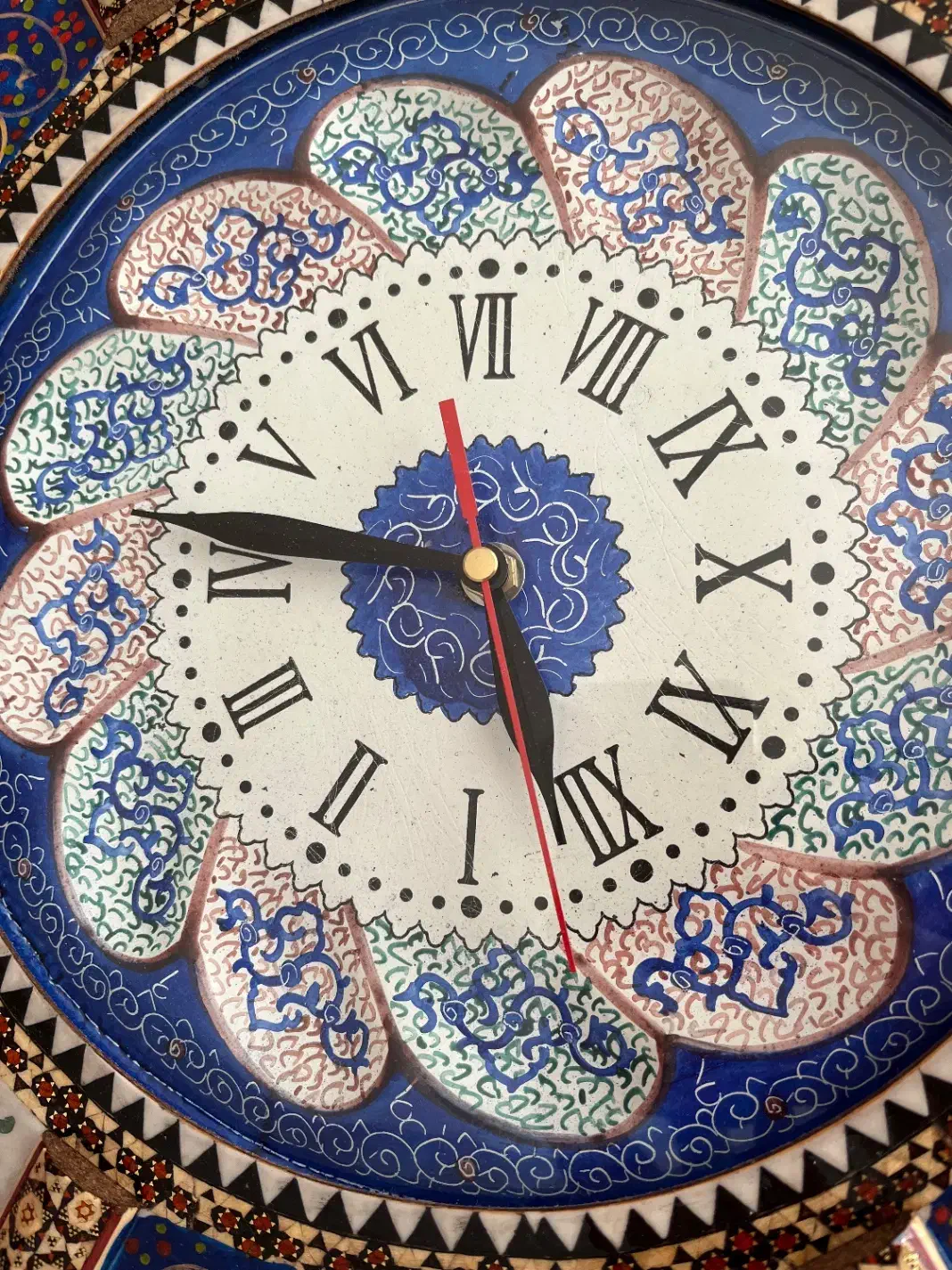 ساعت دیواری مینا کاری|ساعت دیواری و تزئینی|تهران, شهرک پرواز|دیوار