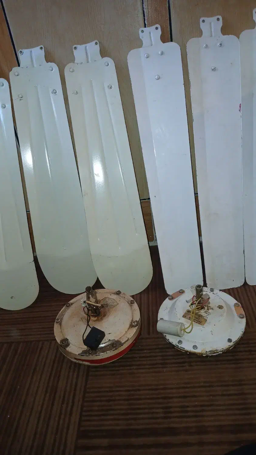 پنکه سقفی سالم دو عدد|پنکه و تصفیهکنندهٔ هوا|آبادان, |دیوار