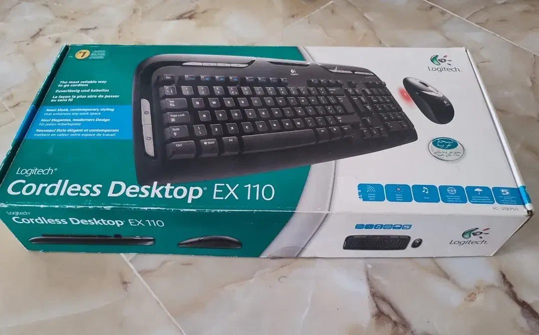 موس و کیبورد بیسیم لاجتیک|قطعات و لوازم جانبی رایانه|ری, حمزه‌آباد|دیوار