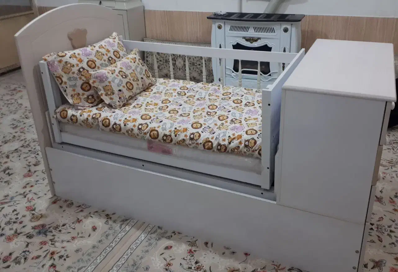 تخت دومنظوره کودک و نوجوان|تخت و سرویس خواب|مشهد, پنجتن|دیوار