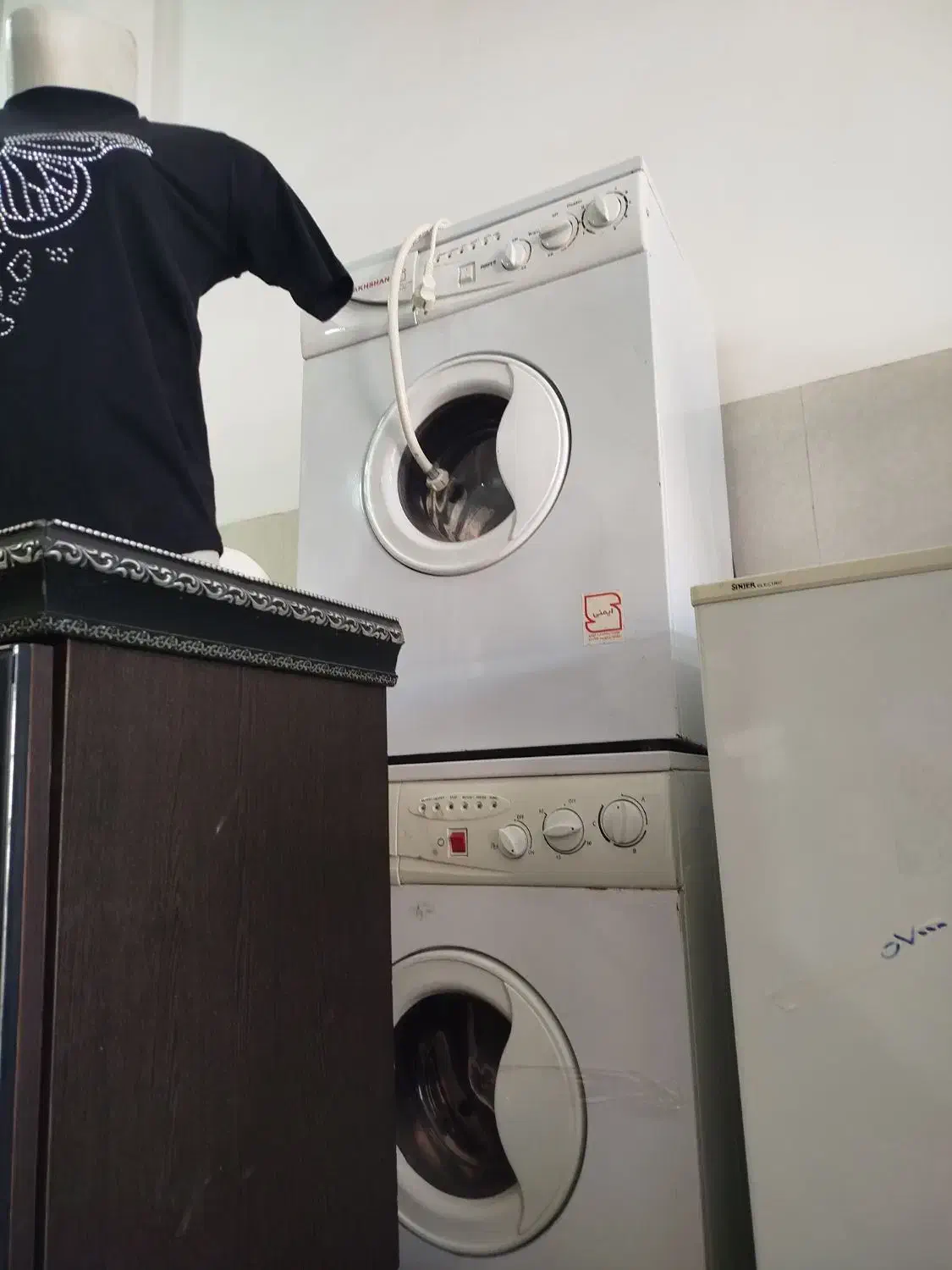 کهنه شور رخشان پاکشوما|ماشین لباسشویی و خشک‌کن لباس|اهر, |دیوار