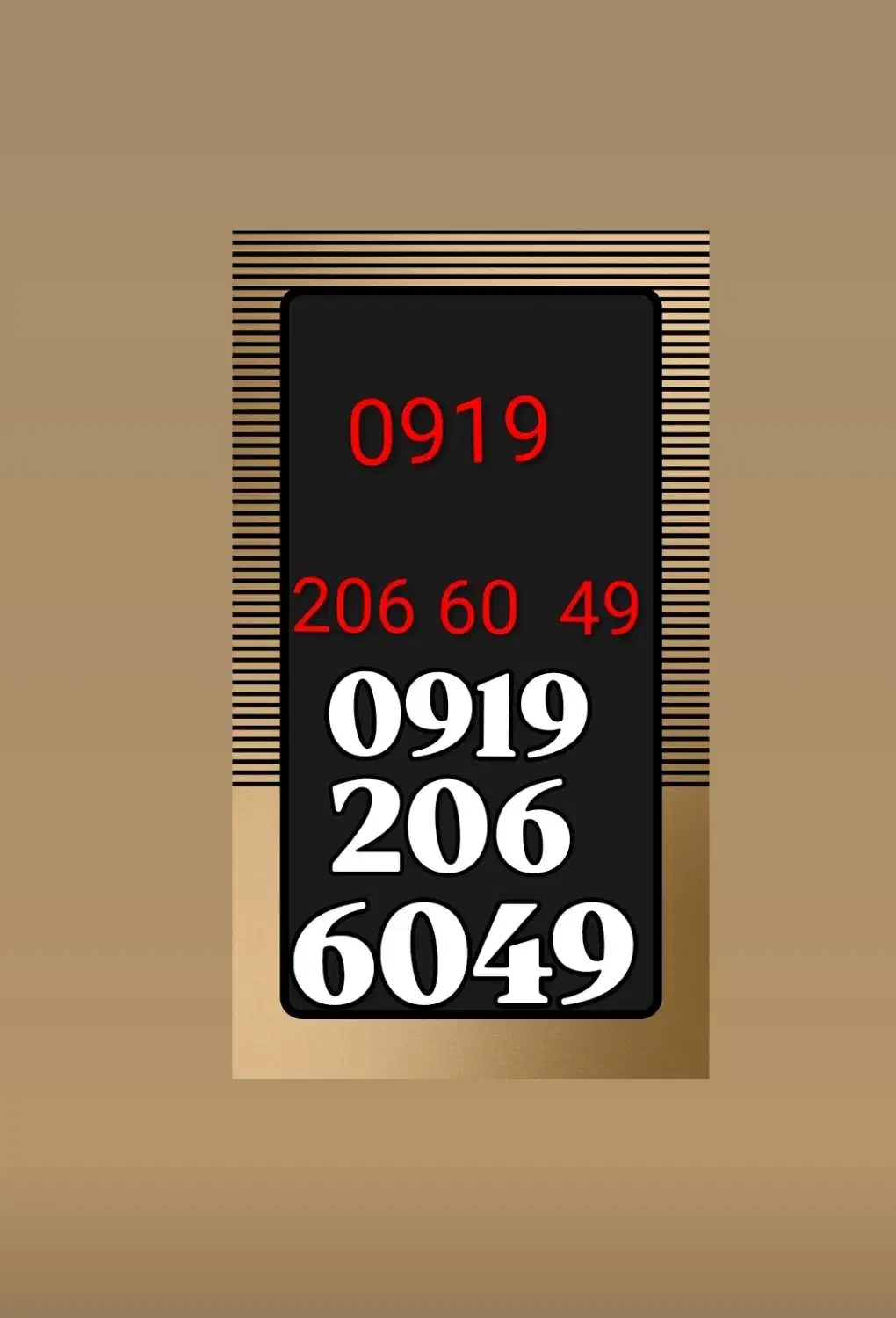 0919-206-60-49-|سیمکارت|قرچک, مهدیه|دیوار