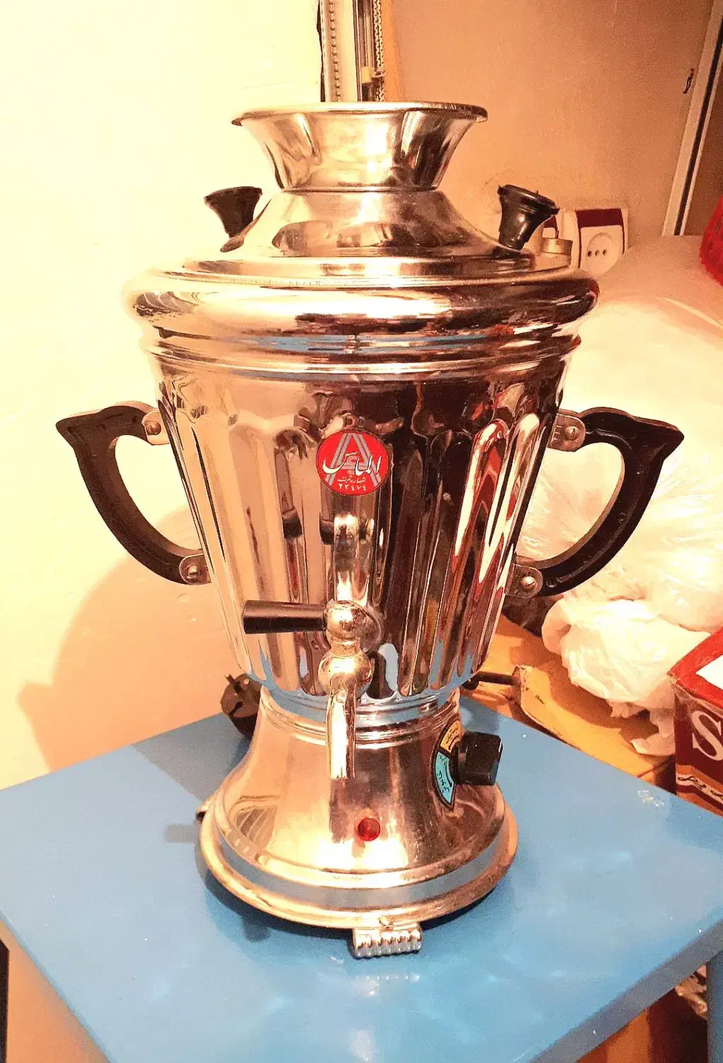 سماور  برقی الماس 6 لیتری آکبند|سماور، چای‌ساز، قهوه‌ساز|قزوین, |دیوار