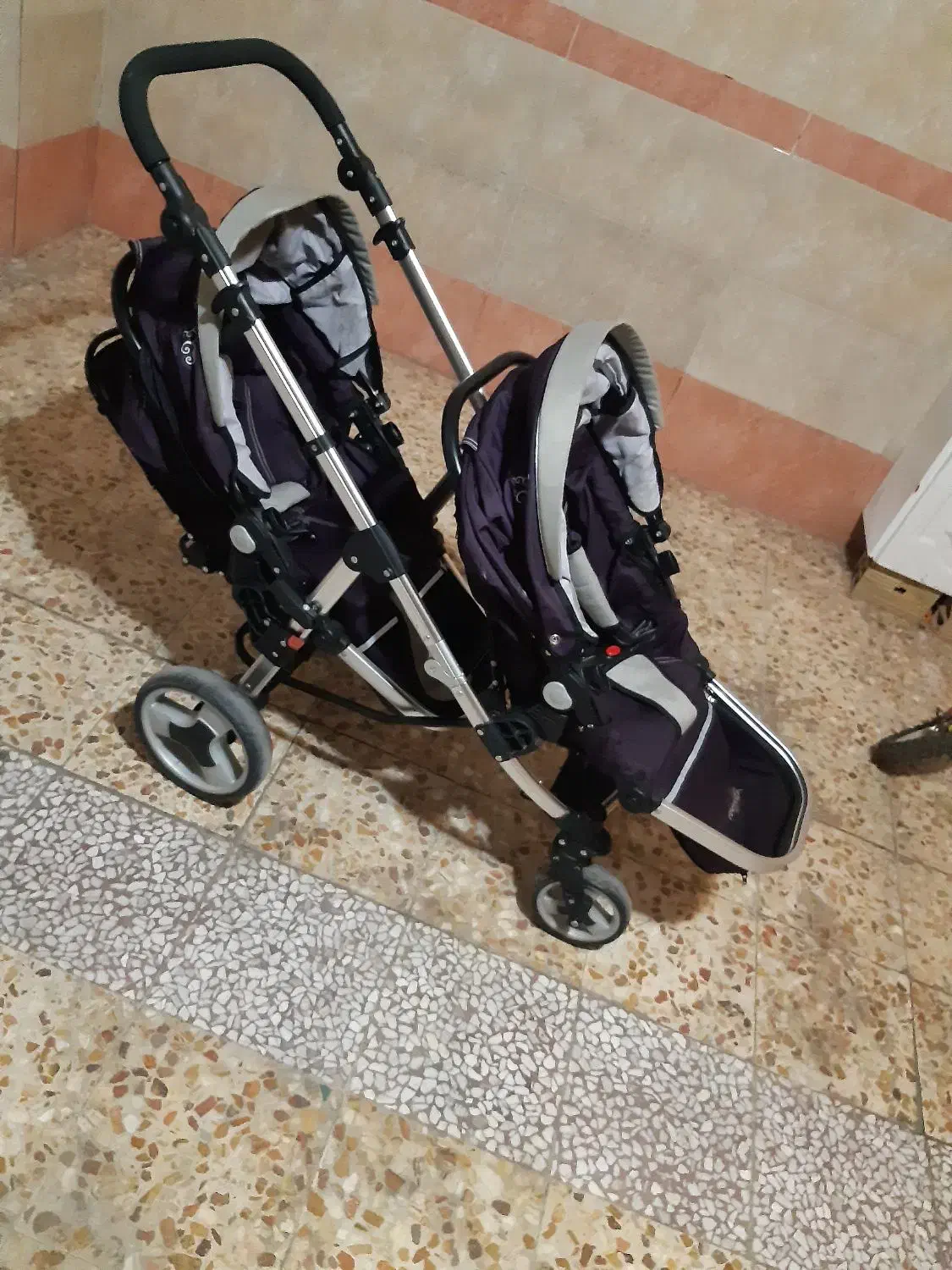 کالسکه دوقلویی|کالسکه و لوازم جانبی|گلستان (تهران), |دیوار