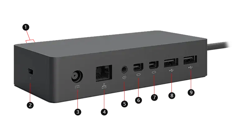 شارژ و داک سرفیس PD9 یا Surface Dock 1661|قطعات و لوازم جانبی رایانه|اراک, |دیوار