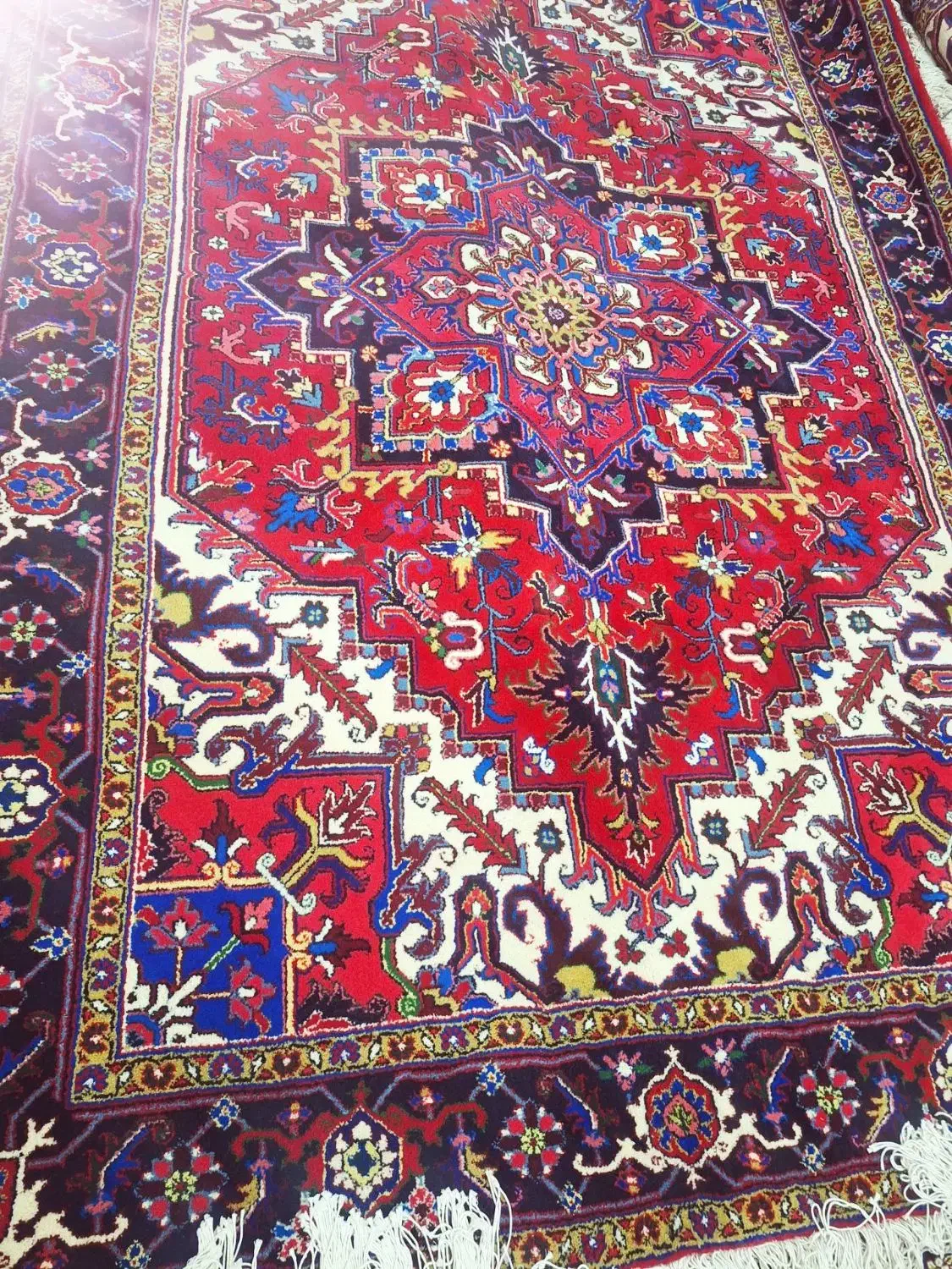 4 عدد فرش 9 متری هریس|فرش|خواجه, |دیوار