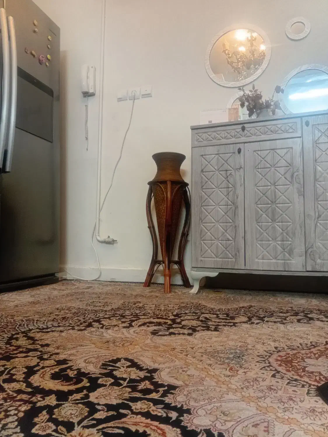 گلدان چوبی ۸۰ سانت|صنایع دستی و سایر لوازم تزئینی|تهران, والفجر (افسریه)|دیوار