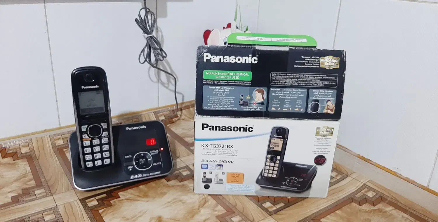 تلفن بی سیم پاناسونیک اصل مالزی|تلفن رومیزی|گنبد کاووس, |دیوار