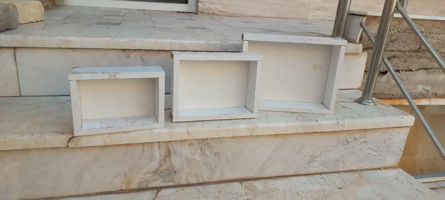 باکس ۳ عددی دکوری فقط ۸۰ هزارتومن|کتابخانه، شلف، قفسه‌های دیواری|قم, لسانی|دیوار