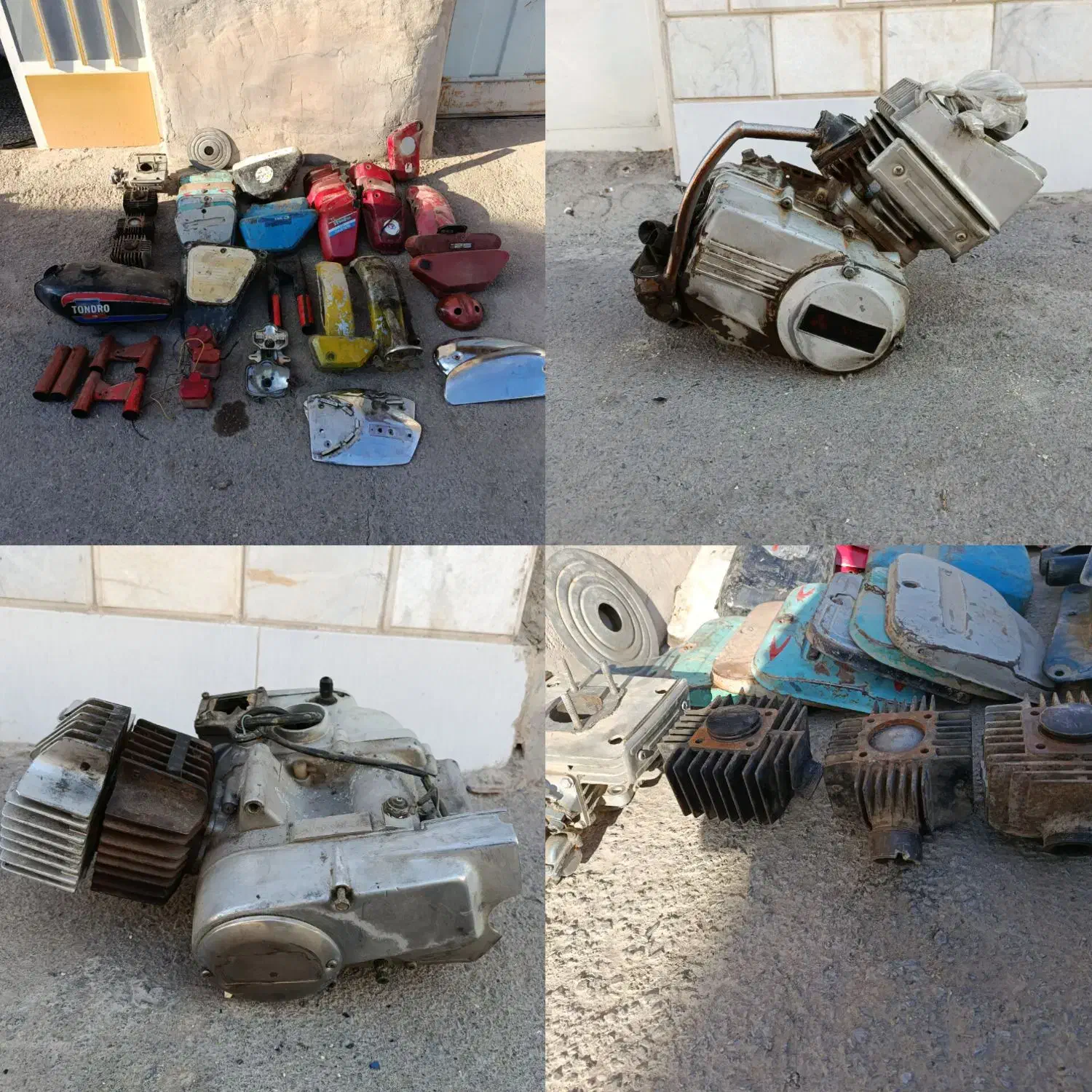 انجین و لوازم یاماها (هندا تیون)|قطعات یدکی و لوازم جانبی|مبارکه, |دیوار