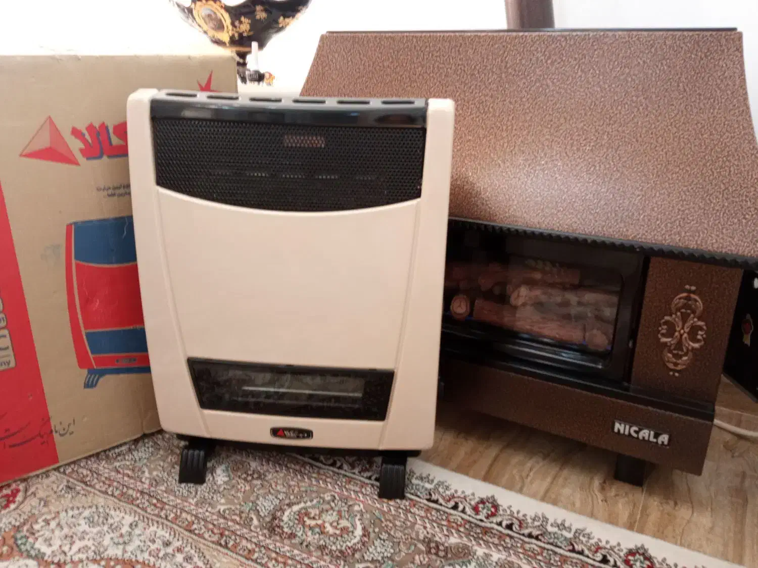 بخاری  شومینه نیک کالا بزرگ وکوچک درحد اکبند|بخاری، هیتر، شومینه|تبریز, |دیوار