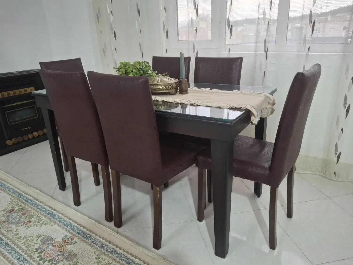 میز ناهار خوری|میز و صندلی غذاخوری|بجنورد, |دیوار