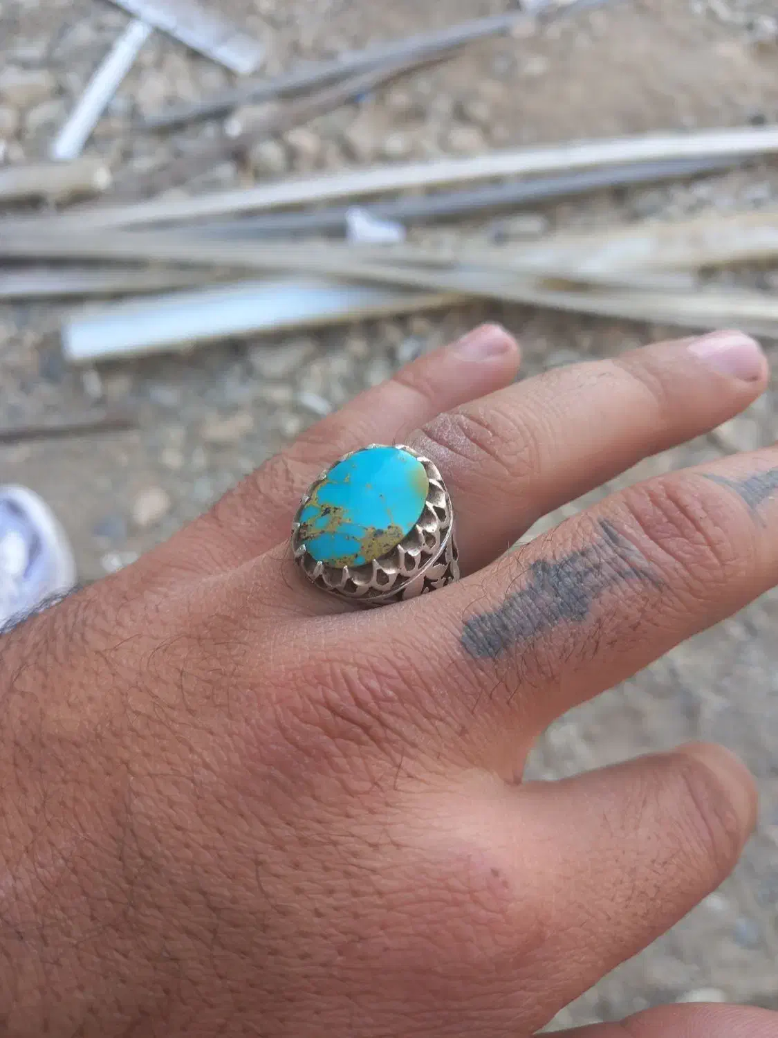 انگشتر فیروزه|جواهرات|باقرشهر, |دیوار