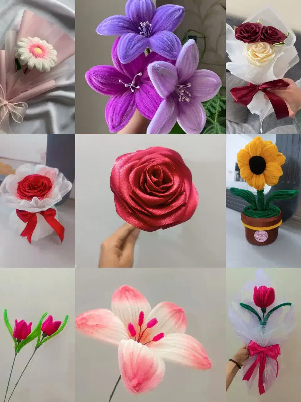 گل های مخملی و ربانی یلدا|گل مصنوعی|یزد, |دیوار