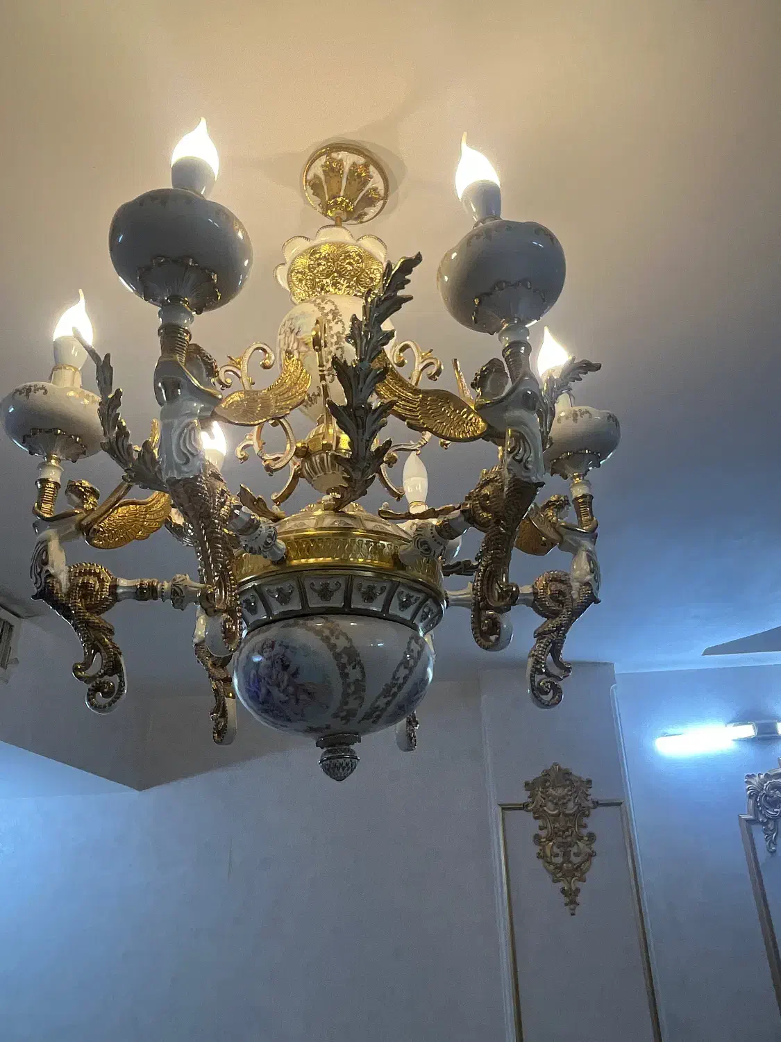 لوستر نو نو|لوستر و چراغ آویز|قم, انسجام|دیوار