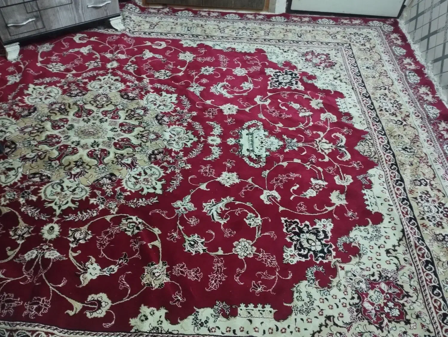 یک عدد فرش 12 متری|فرش|بجنورد, |دیوار