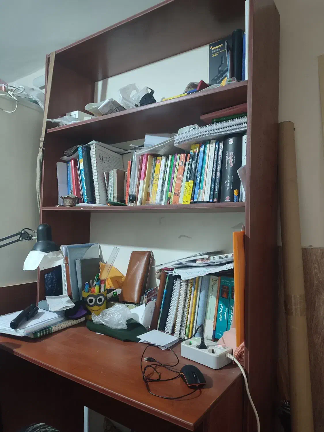 کتابخانه و میز تحریر|کتابخانه، شلف، قفسههای دیواری|مشهد, گوهرشاد|دیوار