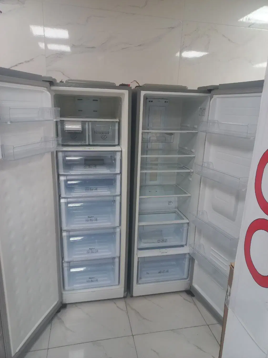 یخچال فریزر دوقلو دیپونت مدل مکس یخساز اتومات|یخچال و فریزر|مشکین‌دشت, |دیوار