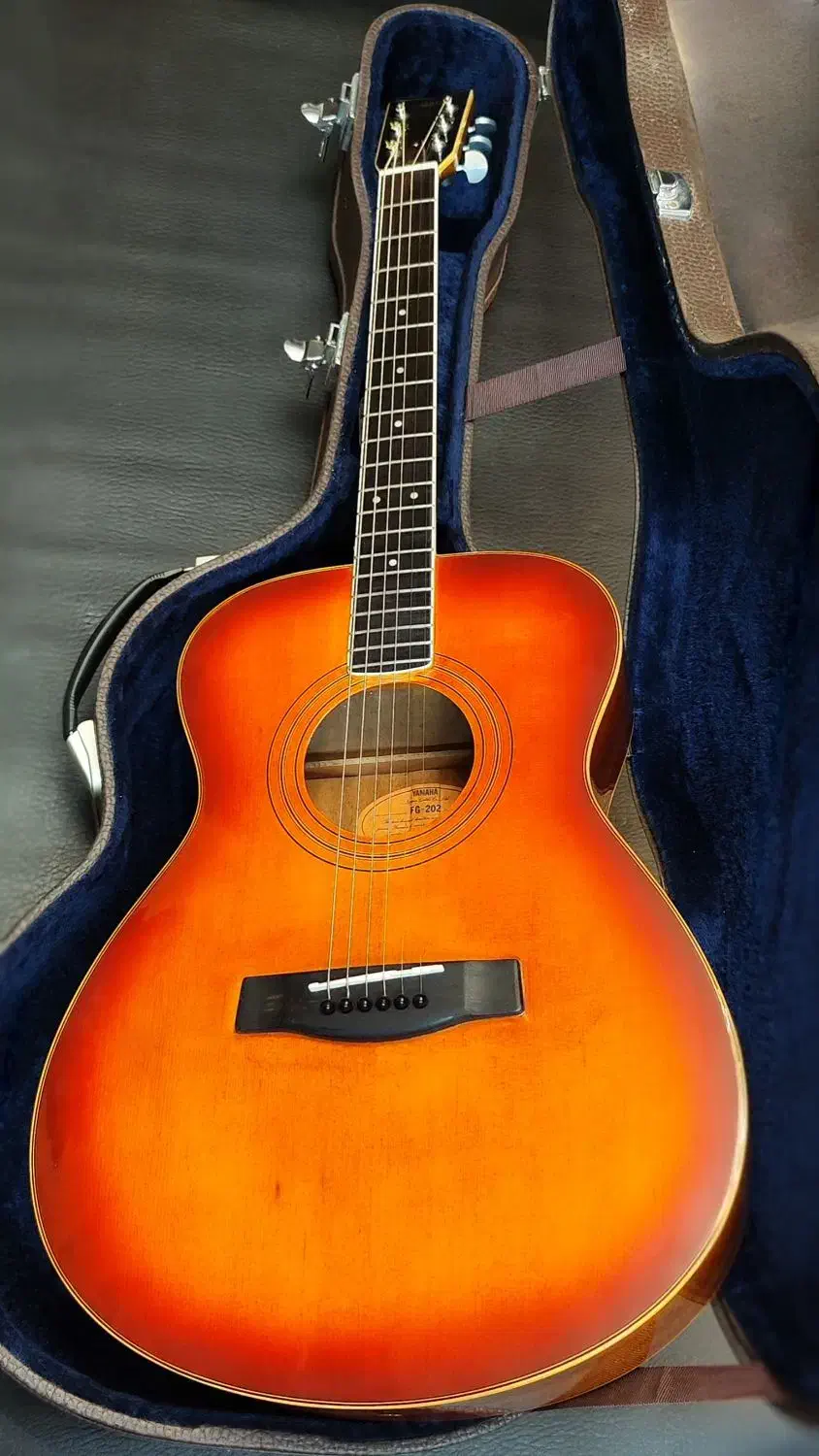 گیتار آکوستیک Yamaha fg202 d|گیتار، بیس، امپلیفایر|تهران, بوستان چیتگر|دیوار