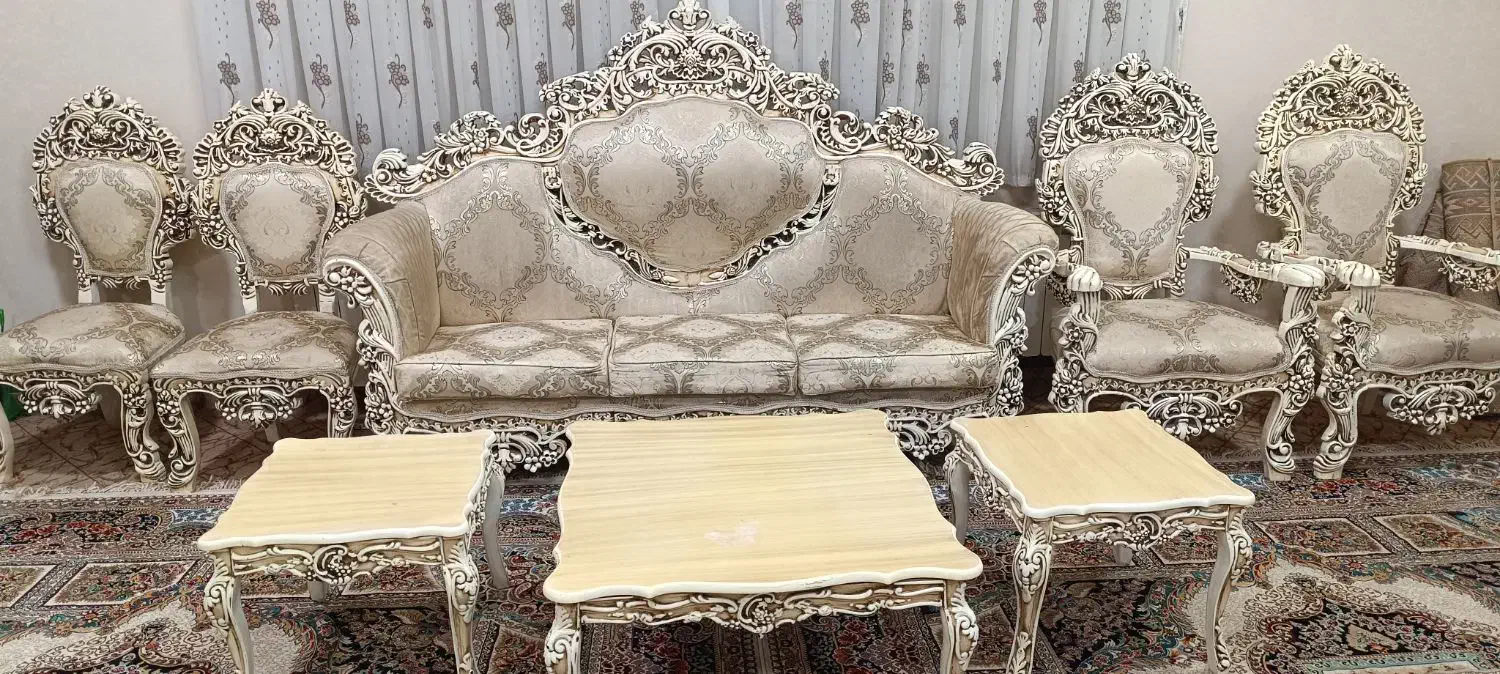 مبل سلطنتی|مبلمان خانگی و میز عسلی|شهرکرد, |دیوار