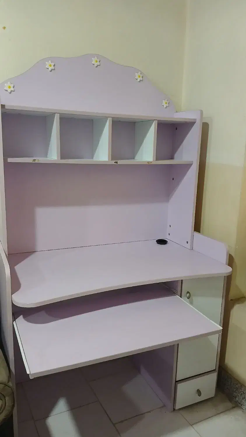 کتابخانه/میز مطالعه وکامپیوتربا صندلی/بالسا درحدنو|میز تحریر و کامپیوتر|بهشهر, |دیوار