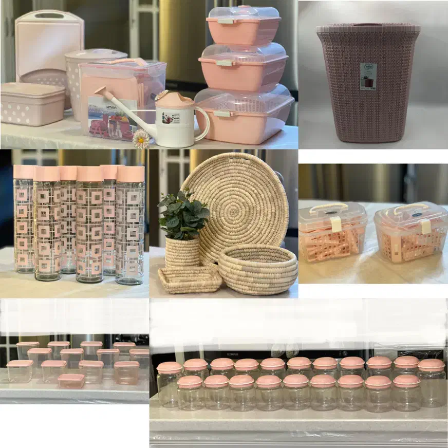 ظروف پلاستیکی و حصیری|ظروف نگهدارنده، پلاستیکی، یک‌بارمصرف|کرج, باغستان|دیوار