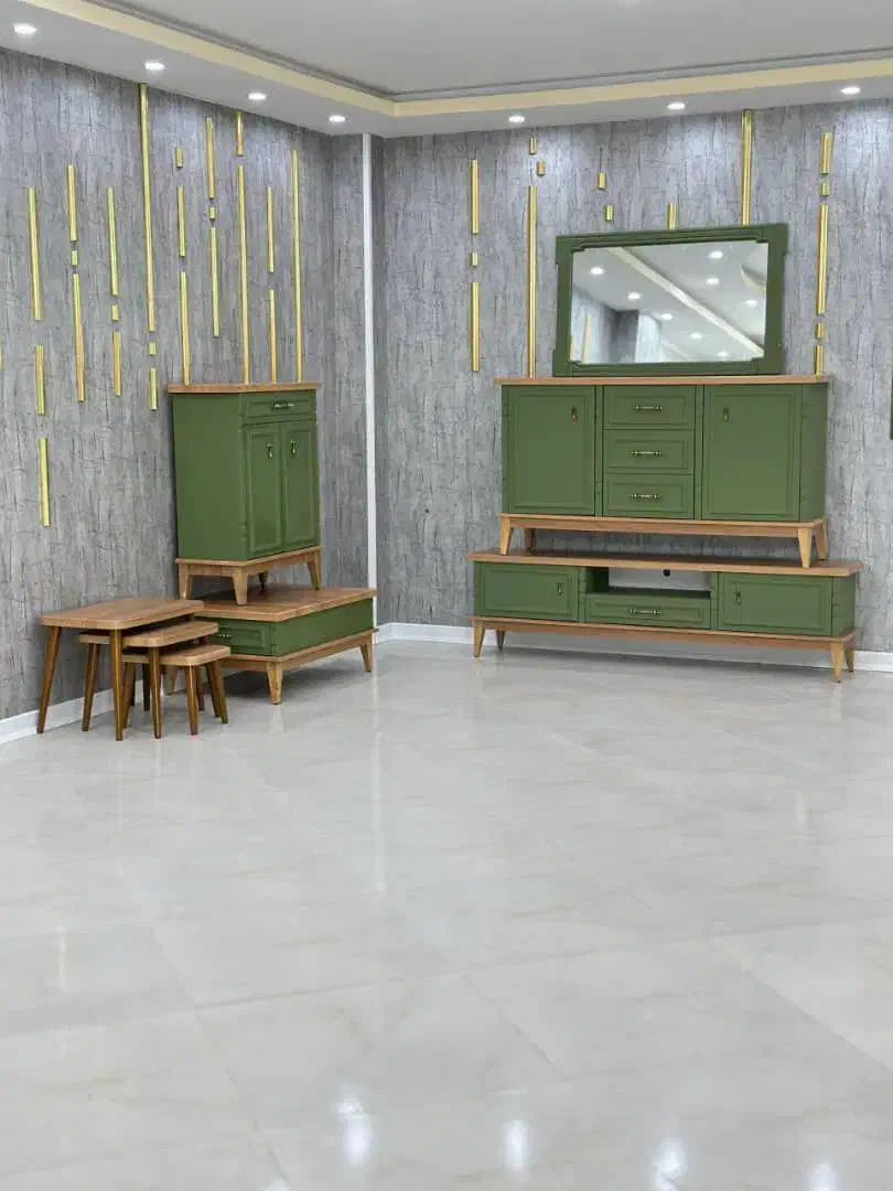 کلاسیک آینه کنسول تی وی۱۲۵ اقساطی|بوفه، ویترین، کنسول|مشهد, گرجی علیا|دیوار