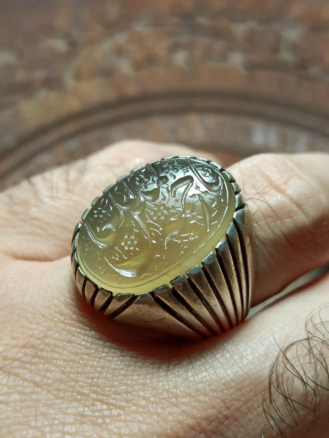 انگشتر خط یا رحمه العالمین|جواهرات|رشت, شهرک صبا|دیوار