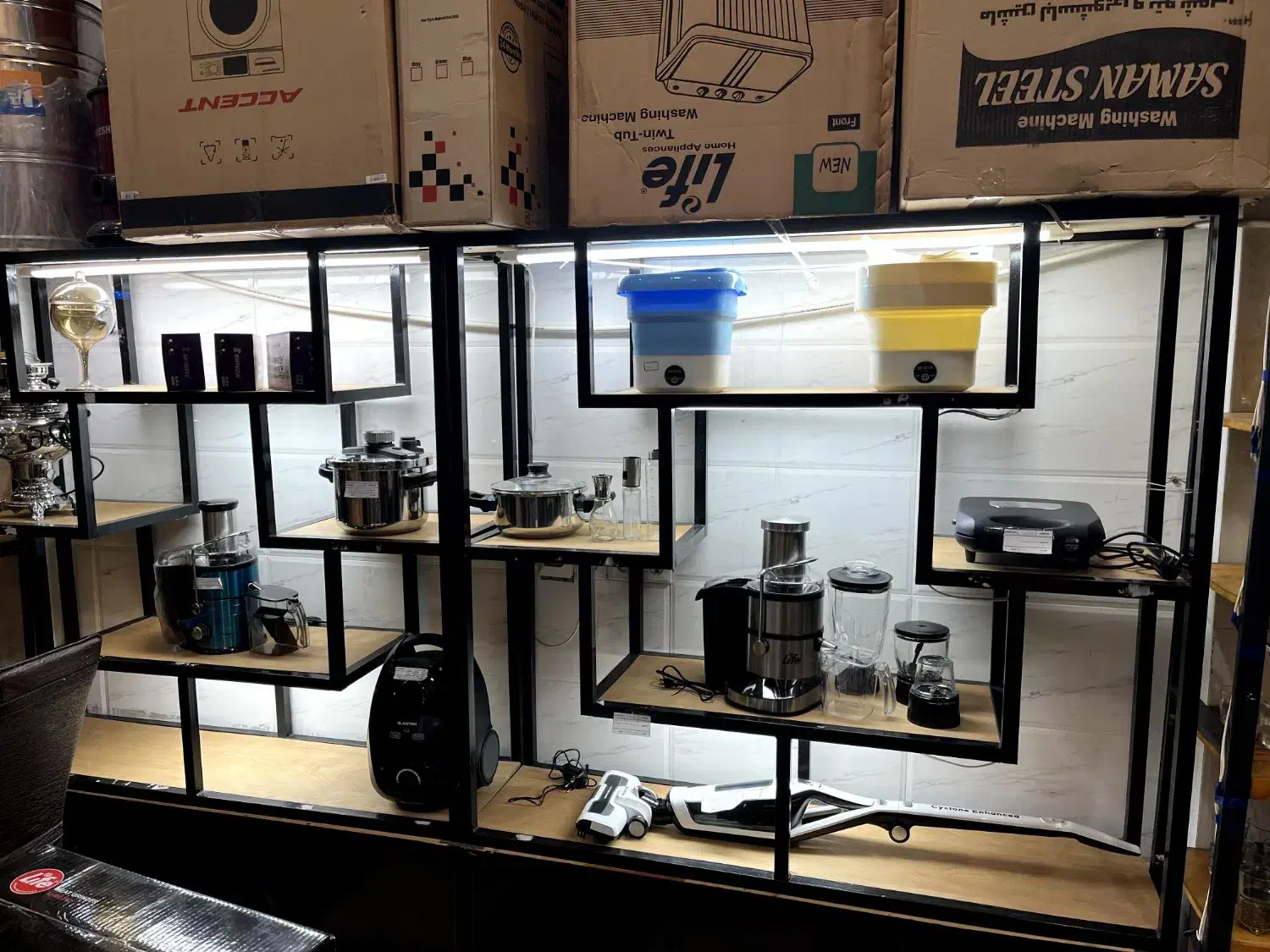 قفسه با چوب روس|کتابخانه، شلف، قفسههای دیواری|خرمآباد, |دیوار