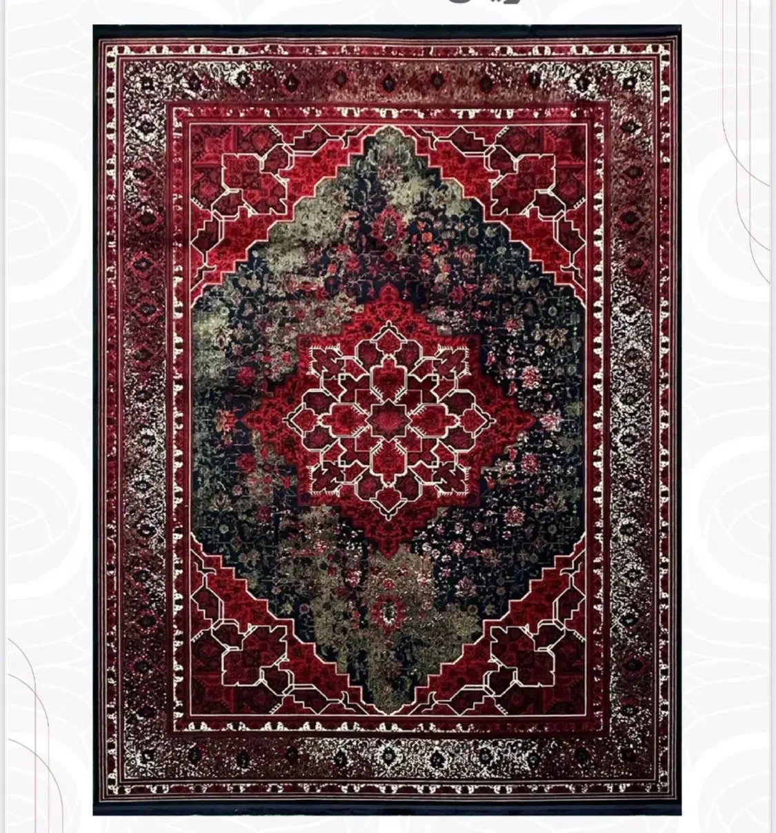 فرش ماهریس سری ویان مدل هیوا رنگ بندی|فرش|گرگان, |دیوار