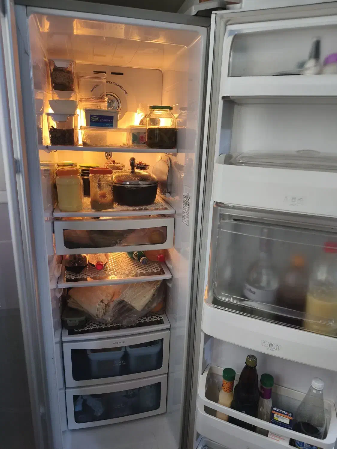 یخچال ساید بای ساید دوو|یخچال و فریزر|تهران, افسریه جنوبی|دیوار