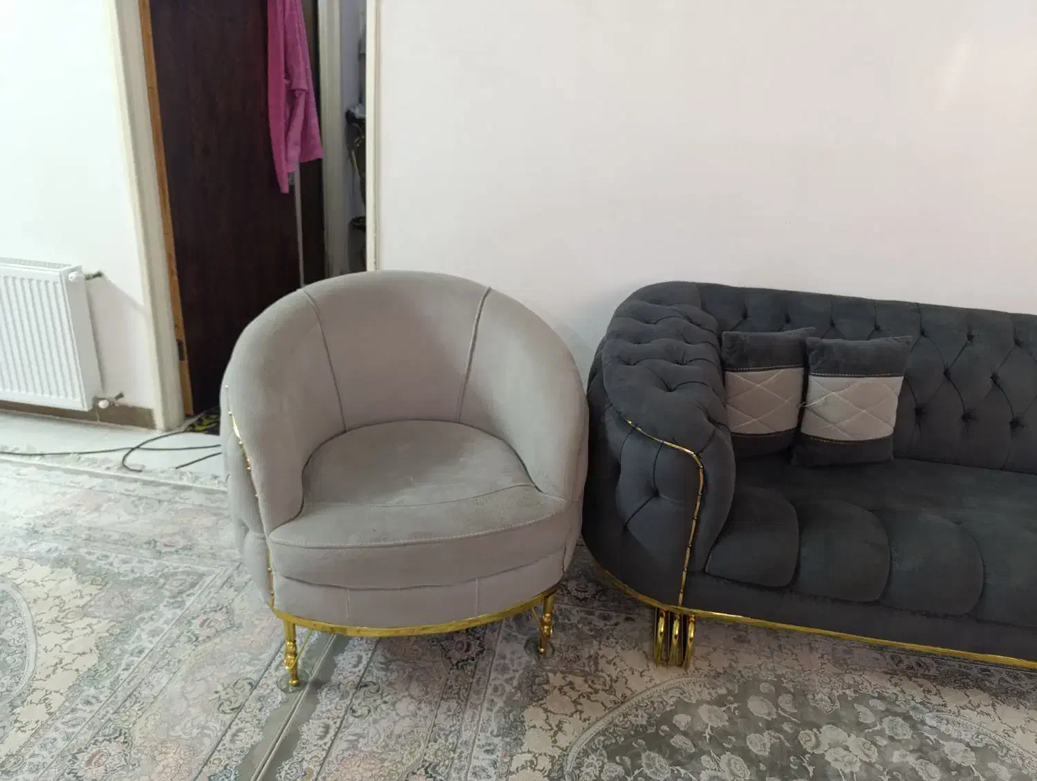 مبل هفت نفره|مبلمان خانگی و میز عسلی|رباط‌کریم, نصیرشهر|دیوار