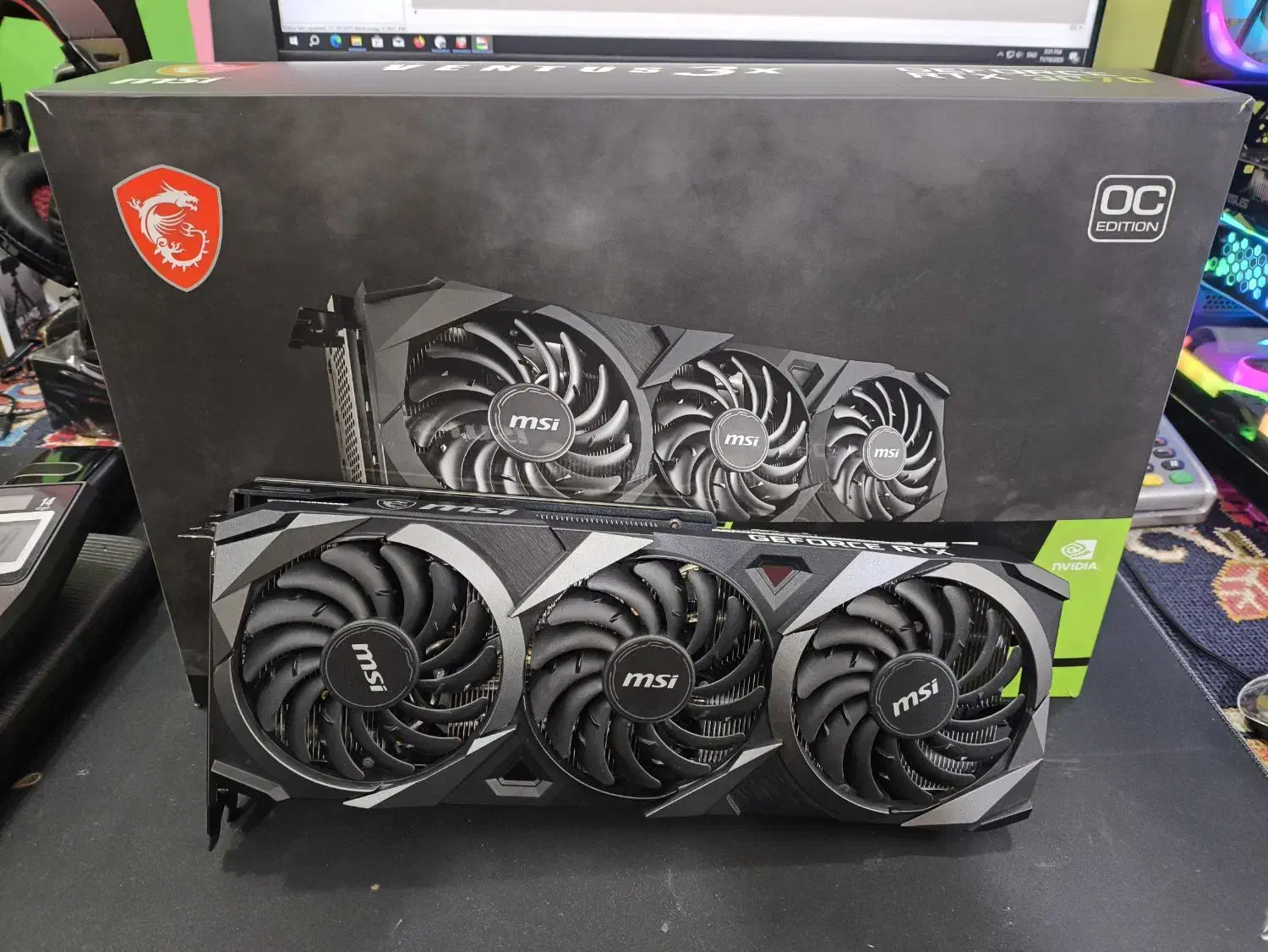 کارت گرافیک  مدل RTX 3070 VENTUS 3X MSI 8GIG|قطعات و لوازم جانبی رایانه|بوکان, |دیوار