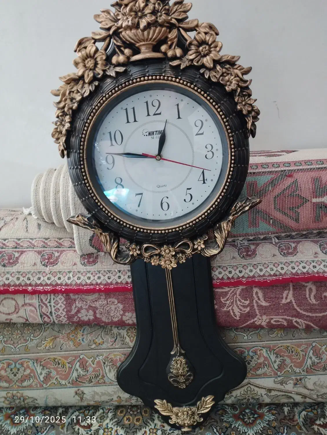 ساعت دیواری|ساعت دیواری و تزئینی|کنگاور, |دیوار