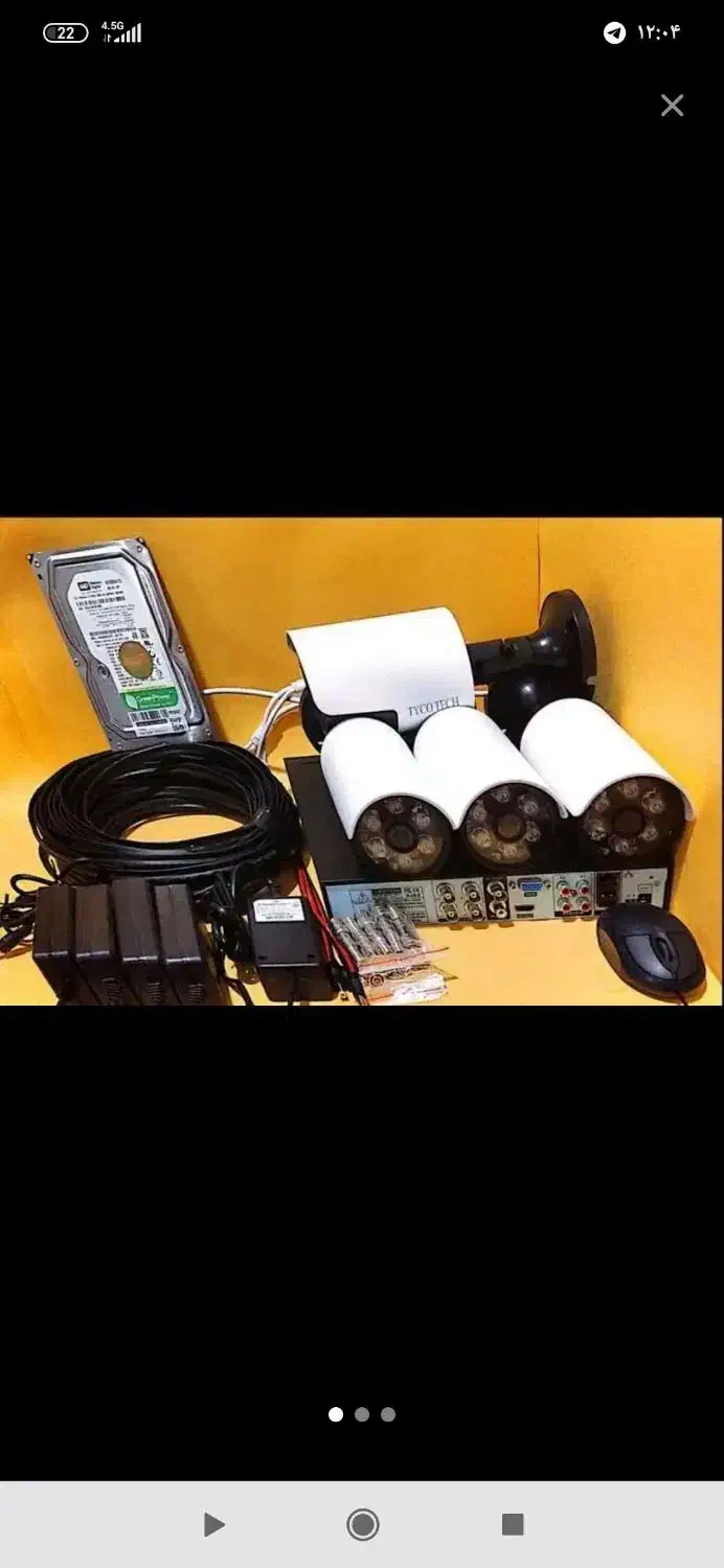 دوربین مداربسته دید در شب رنگی+ ضمانت تر|دوربین مداربسته|شهریار, شهرک وائین|دیوار